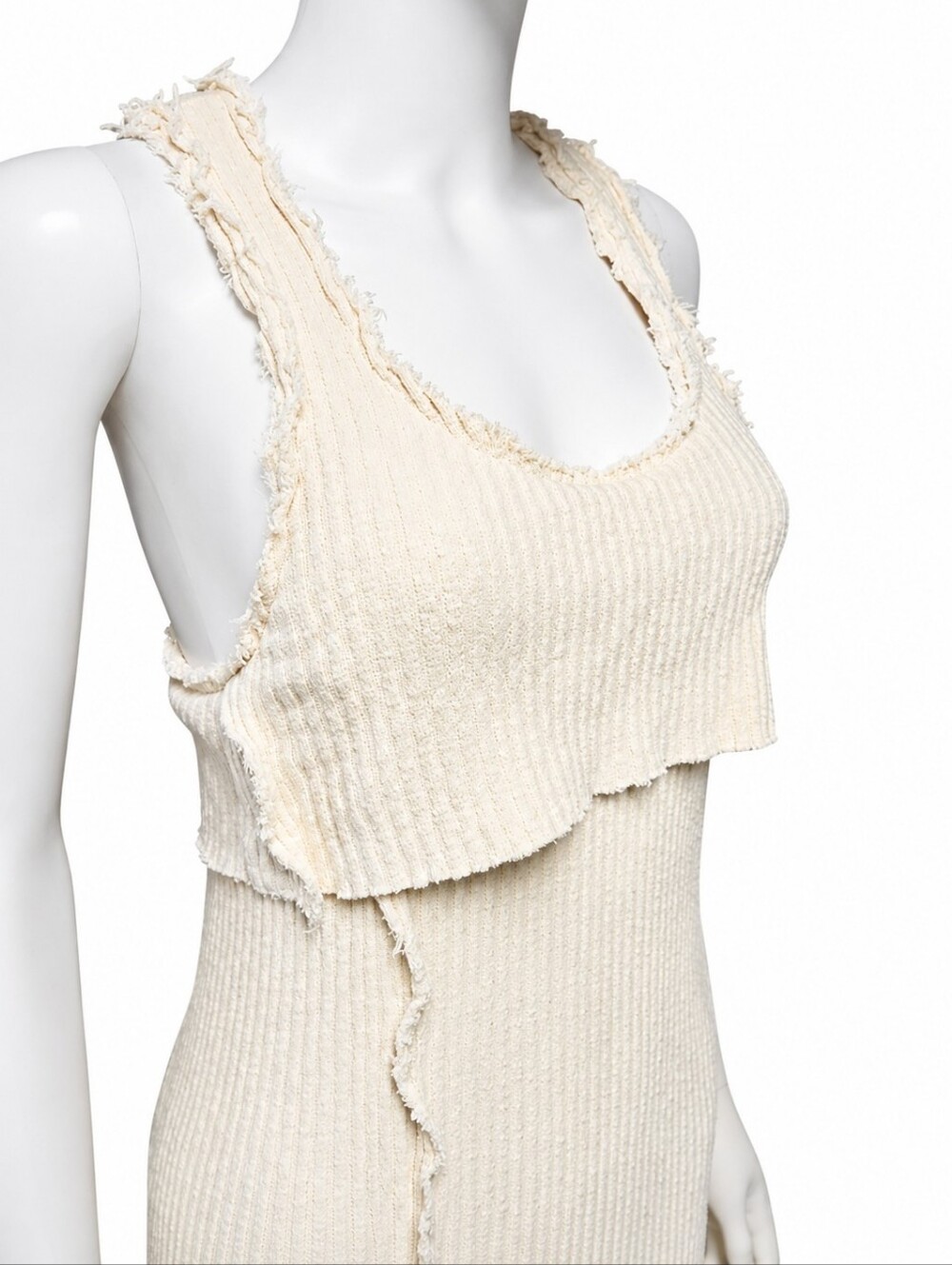 PRFCT NMBR | Knit Midi Dress in Creme ~ Size Small - Picture 5 of 8
